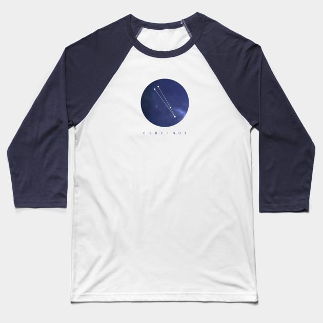 Circinus Constellation Baseball T-Shirt by clothespin